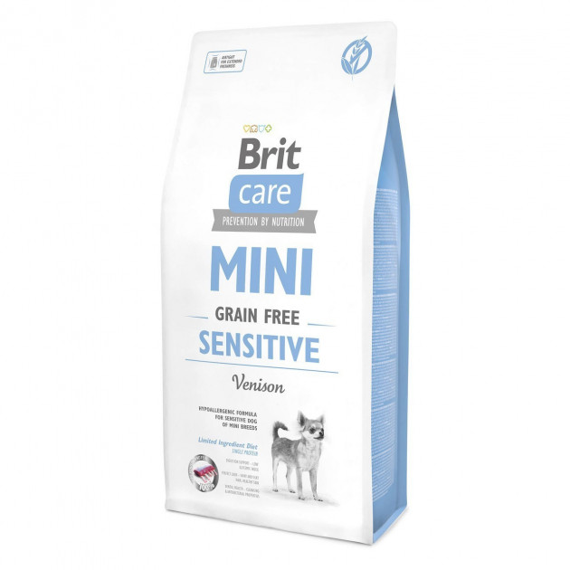 Сухий корм для собак мініатюрних порід із чутливим травленням Brit Care GF Mini Sensitive 7 кг