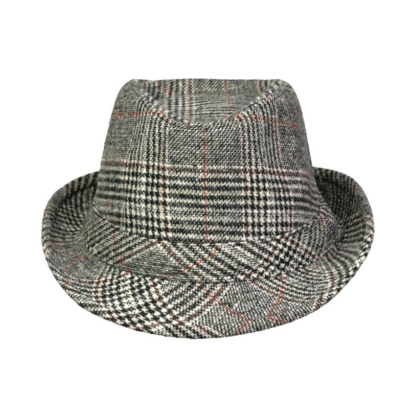 Шляпа Trilby Alan 58-59 см Серый-коричневый (21057)