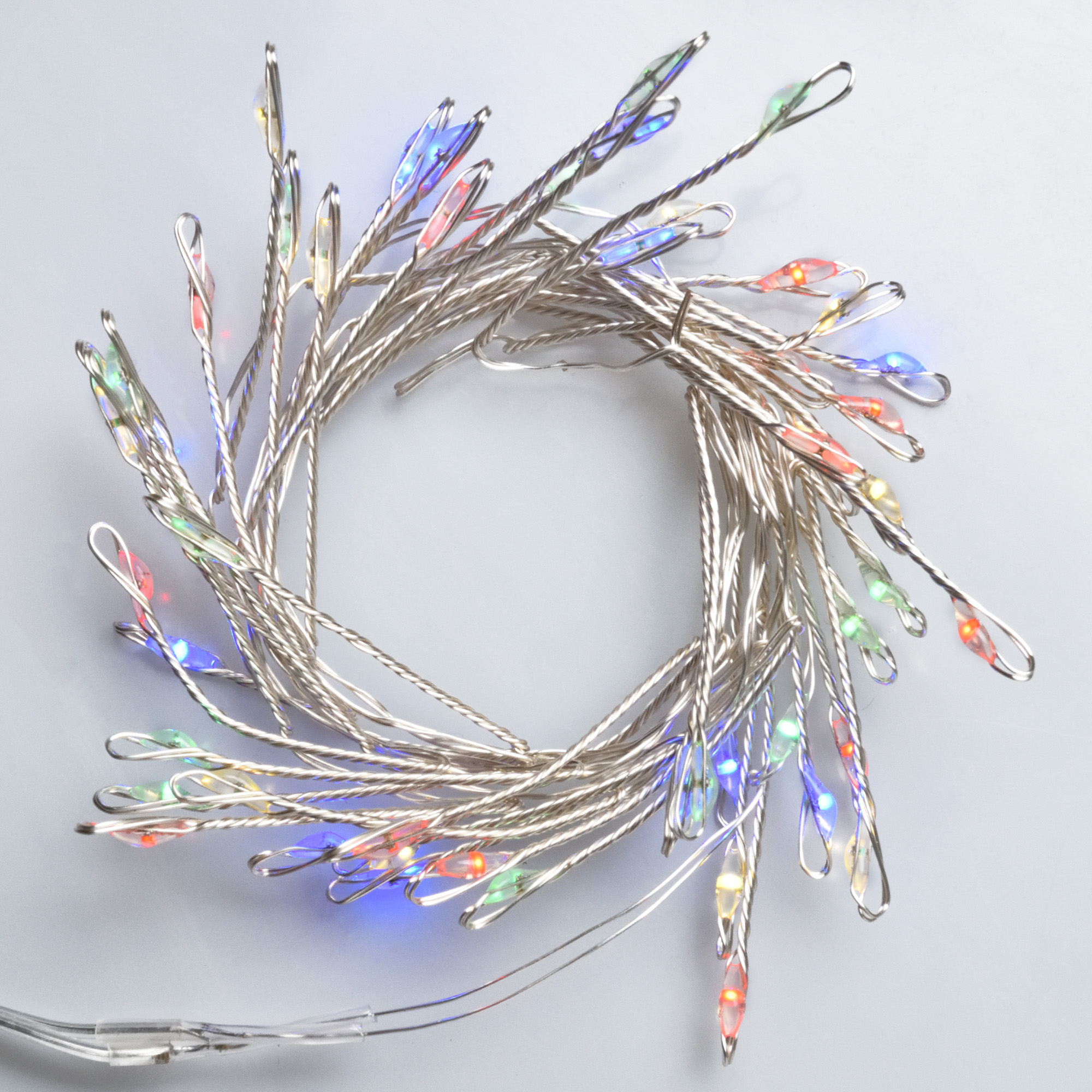 Електрогірлянда YES! Fun Кластер 50 LED різнокольорова, 1 м, на батарейках CR2032