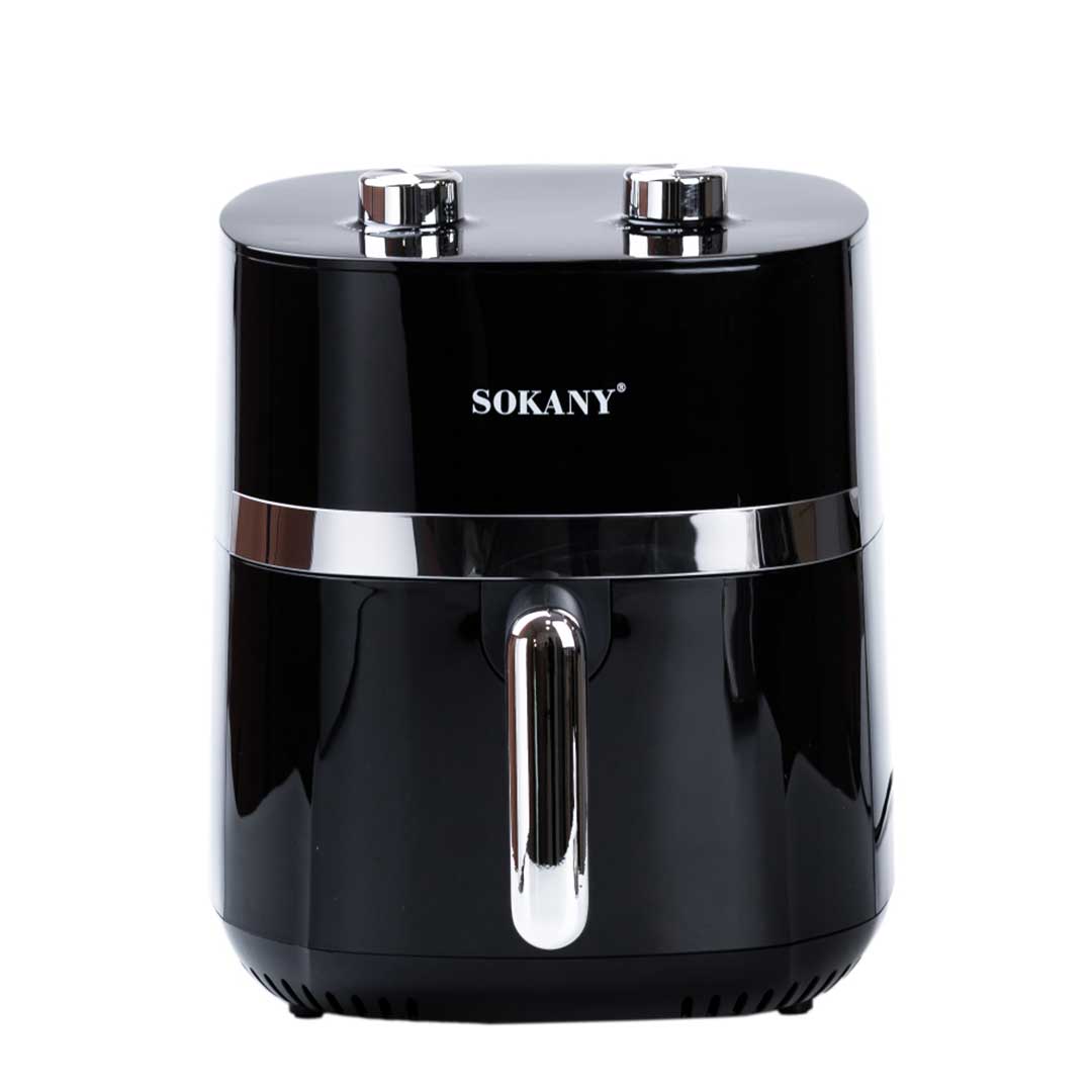 Аэрогриль-фритюрница Sokany SK-10024 на 6,5л с терморегулятором черный (SK10024)