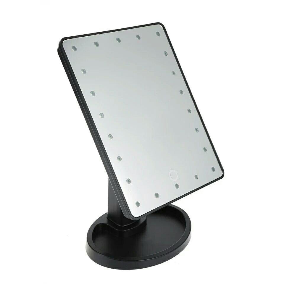 Зеркало для макияжа Large LED Mirror 22 Черный (258777)