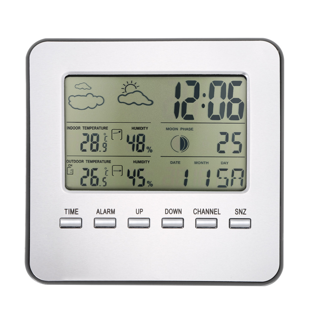 Метеостанція Kkmoon weather station Сріблястий (hub_UtXa12458)