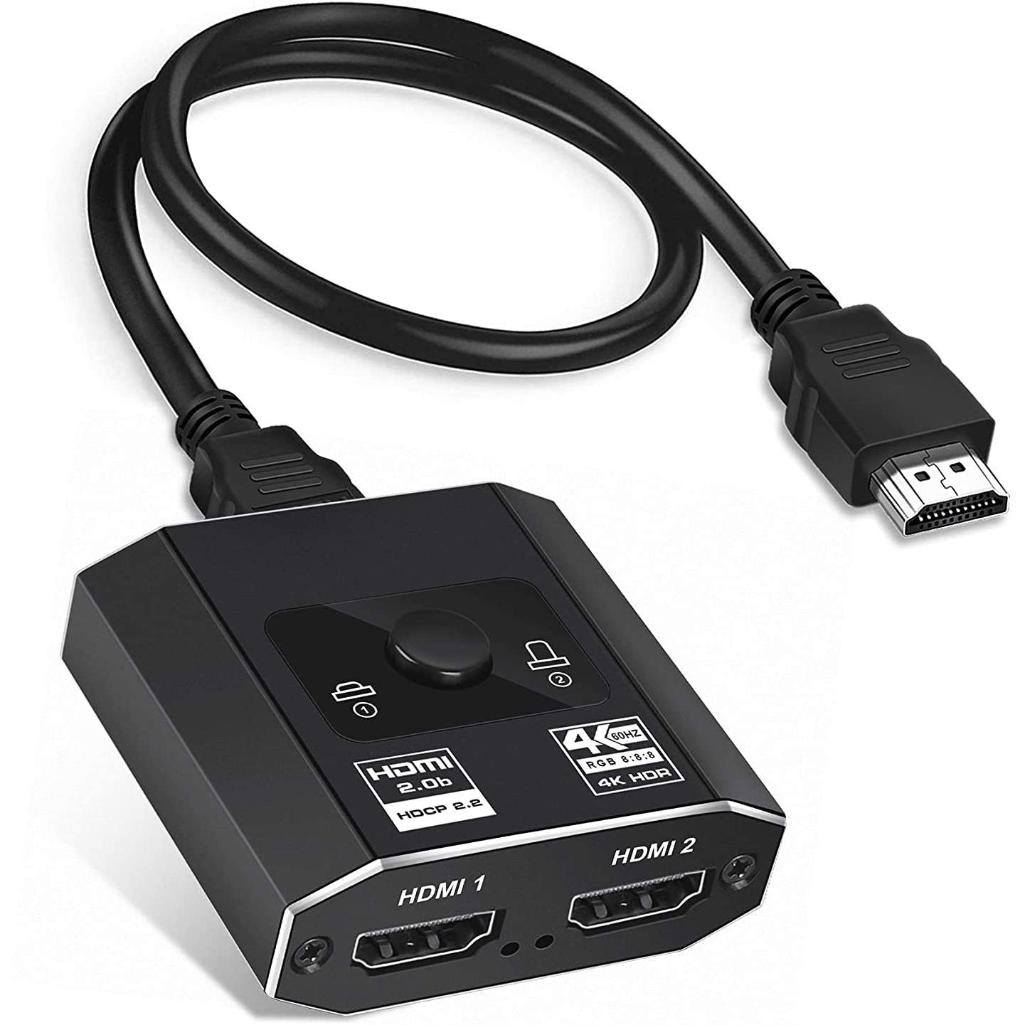 Двухсторонний HDMI разветвитель Addap Bi-Direction Switch на 2 канала HVS-08 2 в 1