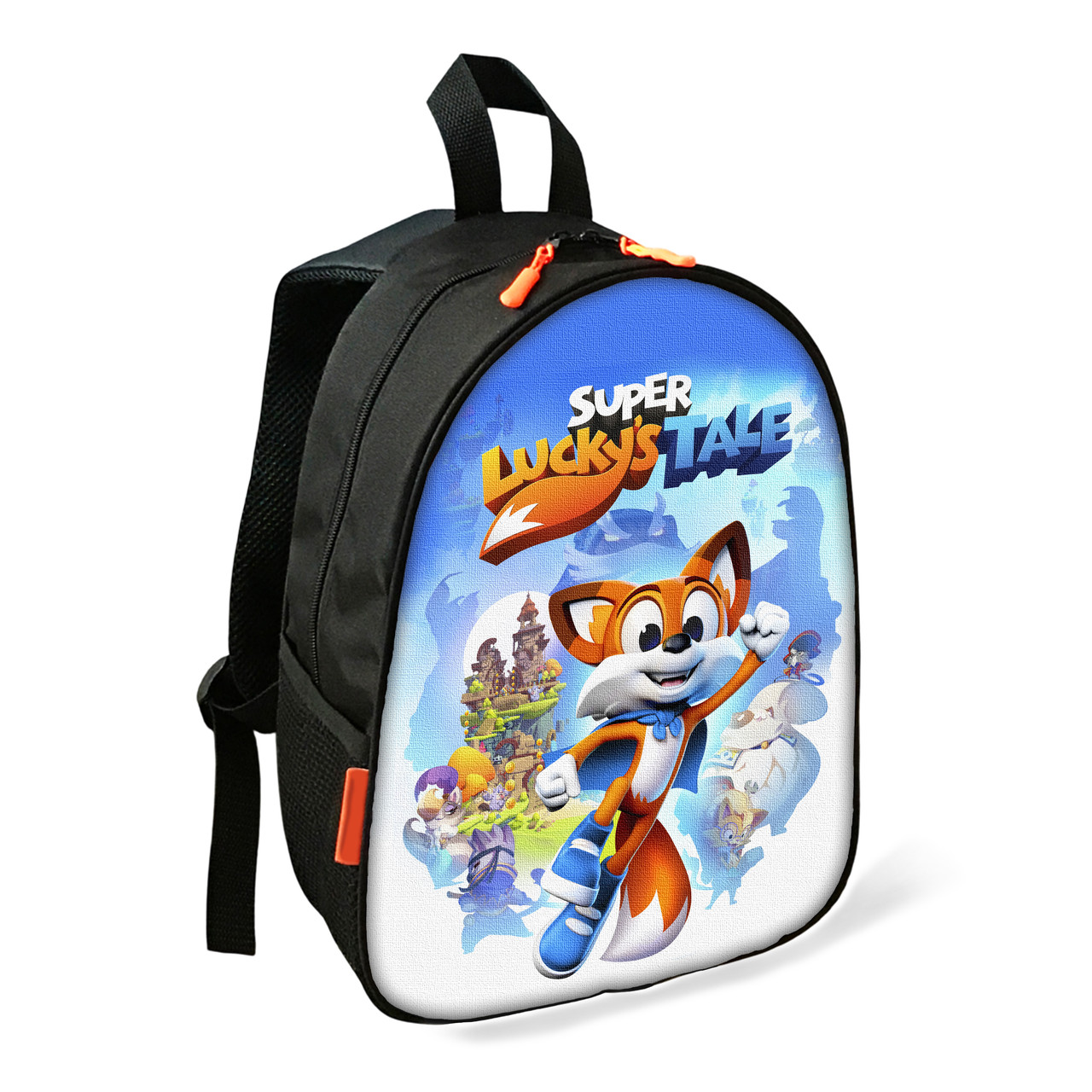 Дитячий рюкзак Super Lucky's Tale 34х27х13 см з принтом