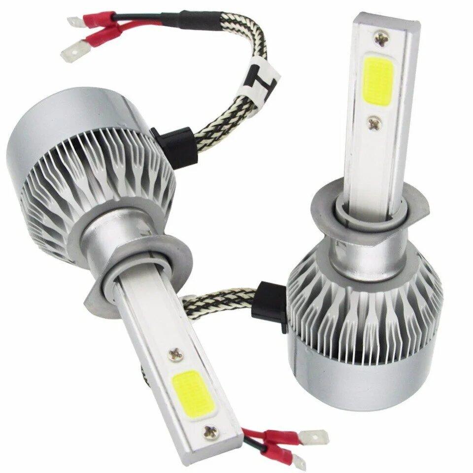 Лампа автомобільна LedLamp C6 H1 діодна лампа для автомобіля Silver (av199-hbr)