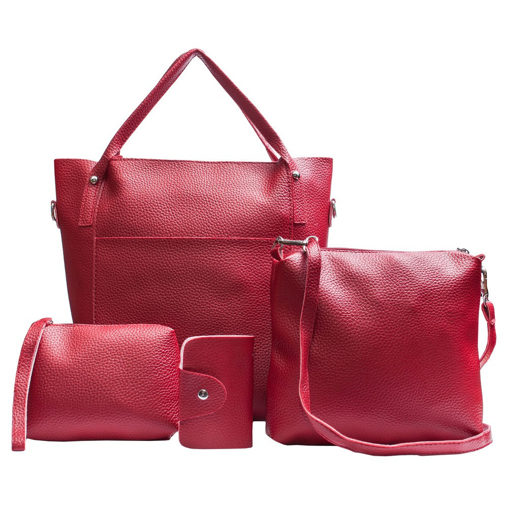 Женский набор сумок AL-7528-35 Красный 4 шт