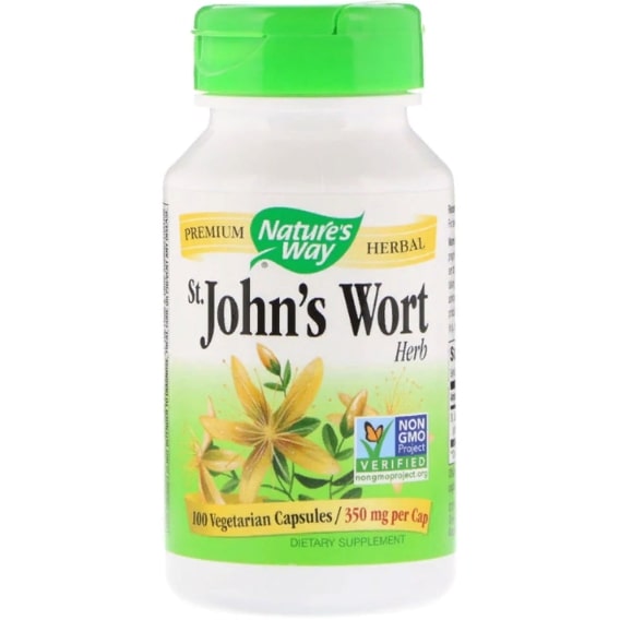 Комплекс для профилактики нервной системы Nature's Way St. John's Wort, Herb 350 mg 100 Veg Caps NWY17300