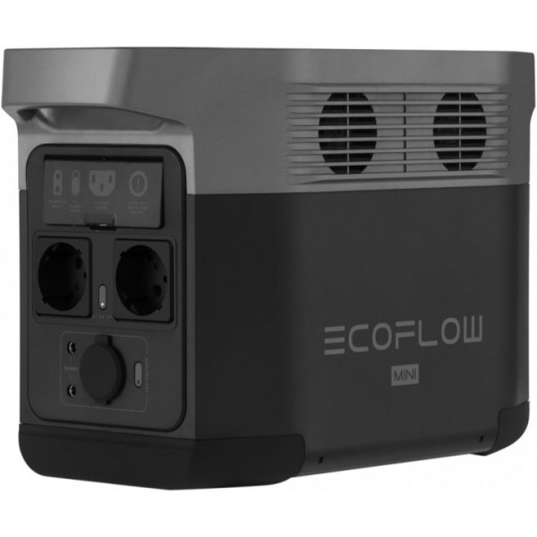Зарядна станція EcoFlow DELTA Mini EU 882 Вт до 12 пристроїв Чорна