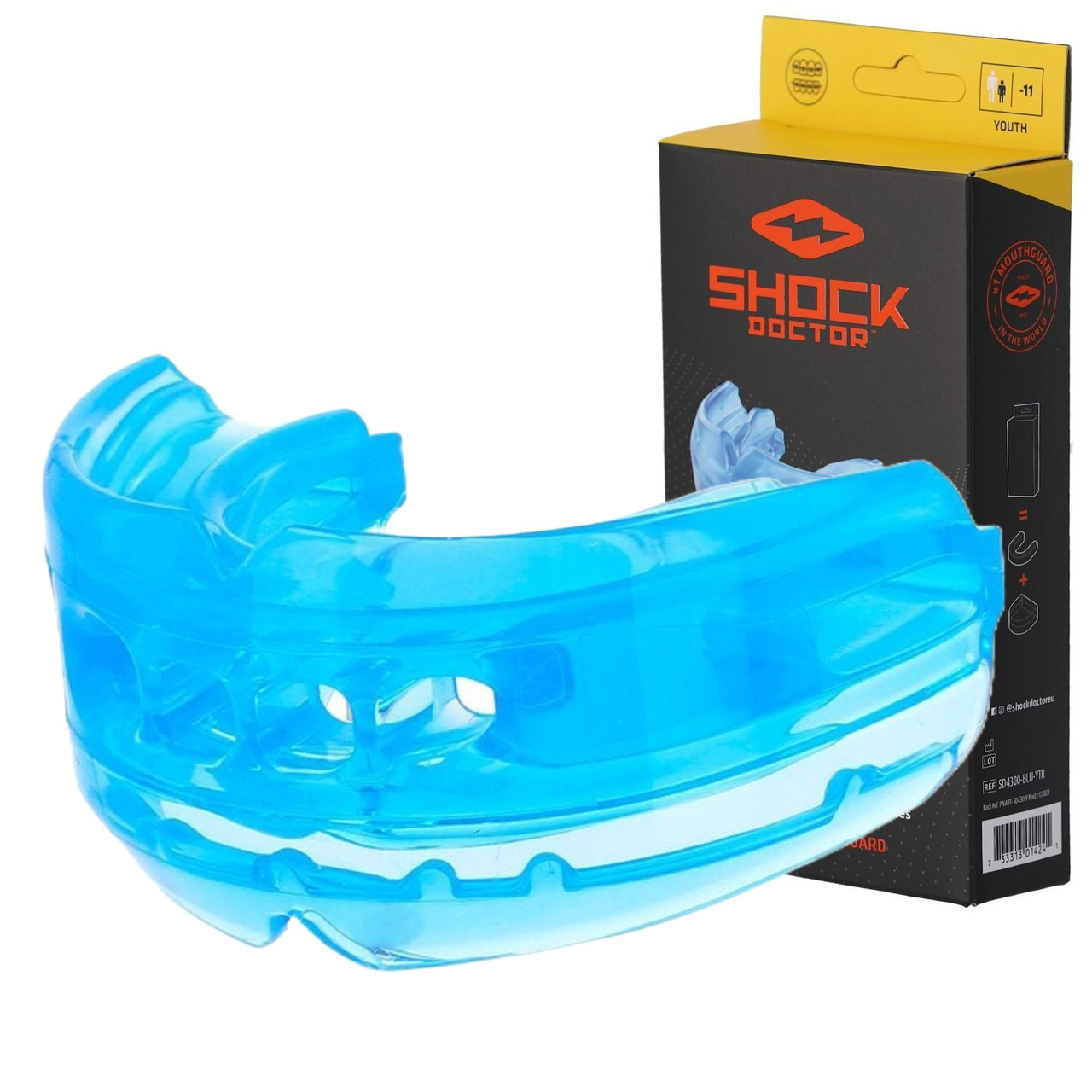 Капа под брекеты взрослая Shock Doctor Double Braces 12+ Blue (4300-BLU-AD)