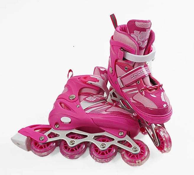 Роликовые коньки Best Roller 403-L PVC 39-43 Розовый (173856)