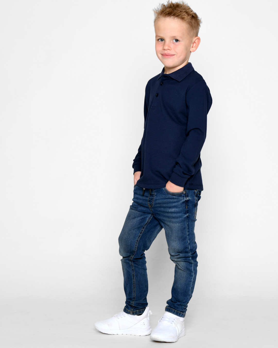 Рубашка поло для мальчика Carica Kids SV-11121-2 152 Синий (780828)