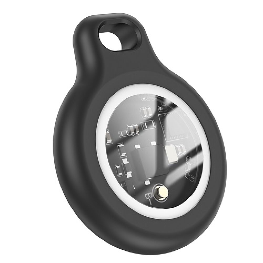 Умный брелок Hoco E91 Tiger Anti-Lost GPS 210mAh Apple Find My Black (33313_3084606)