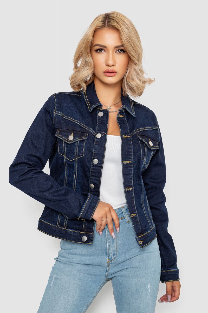 Куртка женская джинсовая AGER XS Синий (247R030-1)