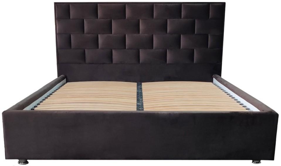 Ліжко двоспальне BNB Littorio Premium 140 х 200 см Simple Коричневий