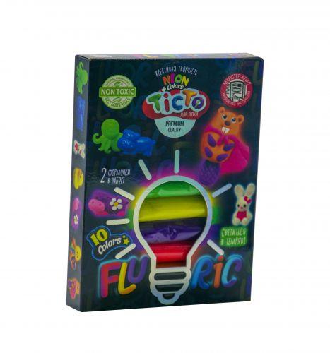 Набір для ліплення Danko Toys Fluoric, 10 кольорів TMD-FL10-03U