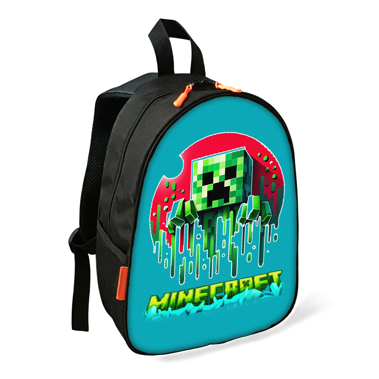 Дитячий шкільний рюкзак Minecraft Крипер 34х27х13 см, водонепроникний, формат А4