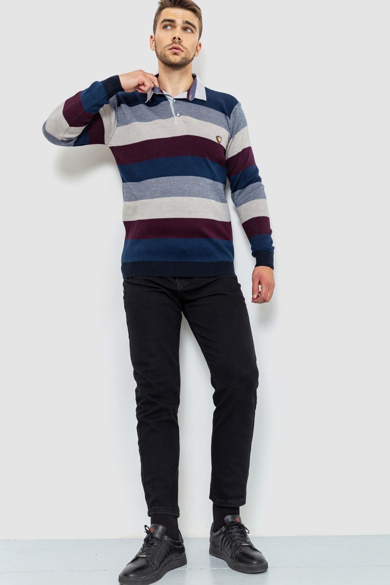 Свитер-обманка мужской AGER Сине-бордовый 161R901-1 XXL (103755_794537)