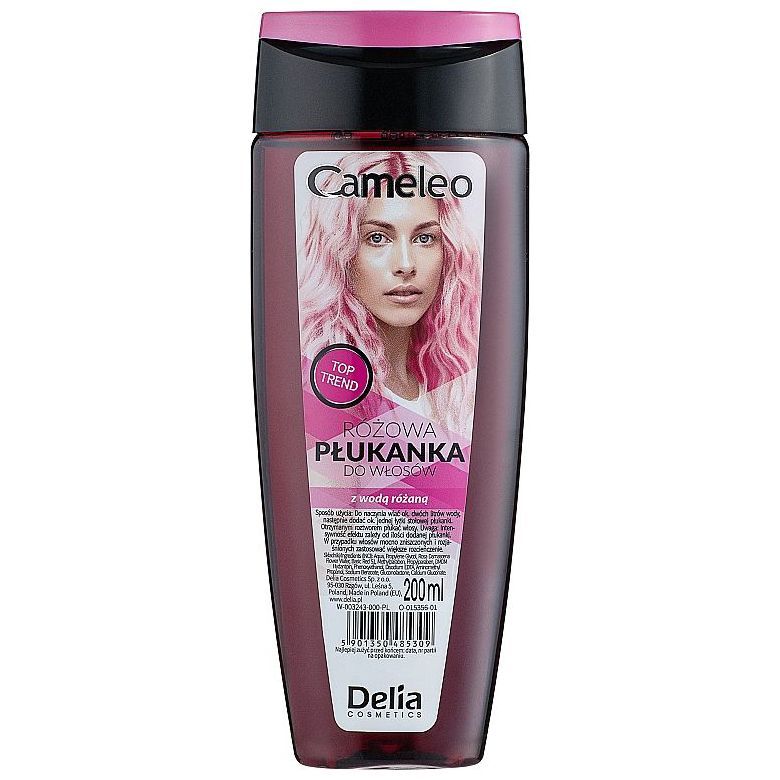 Ополаскиватель для волос оттеночный Delia Cosmetics Cameleo Розовый 200мл