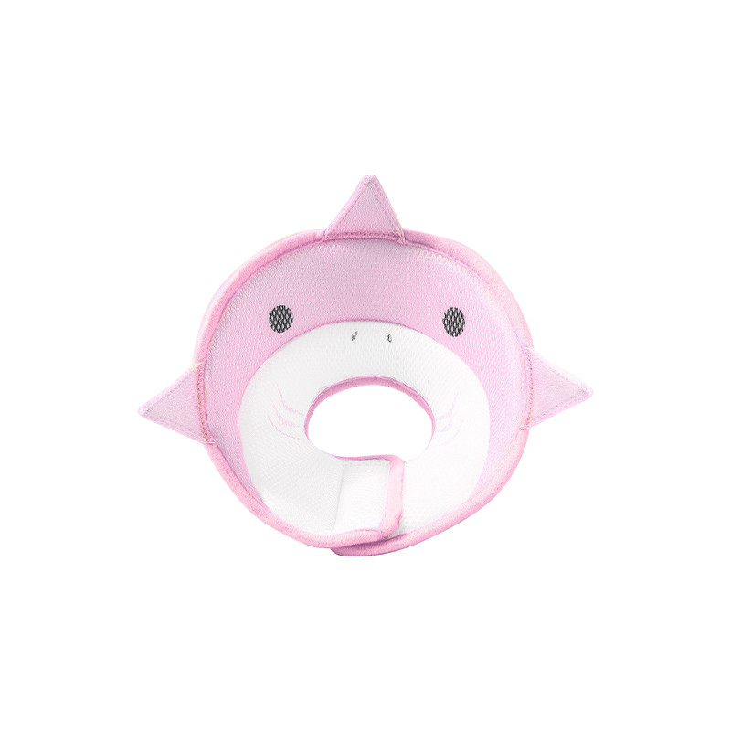 Мягкий воротник-подушка для кошек Lesko DT-613 XS Pink Shark