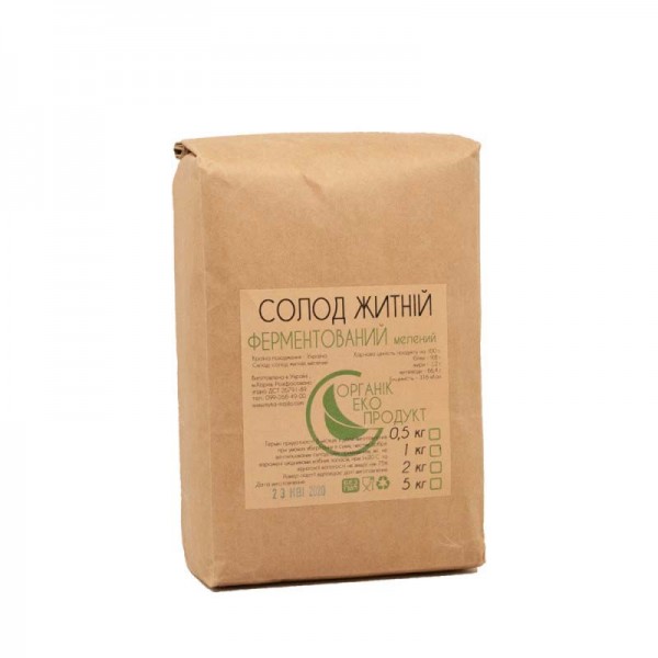 Солод житній ферментований Organic Eco-Product 5 кг
