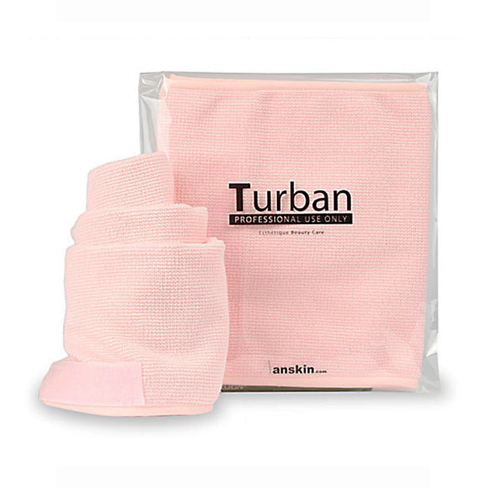 Пов'язка для волосся-тюрбан Anskin Turban Pink 1 шт