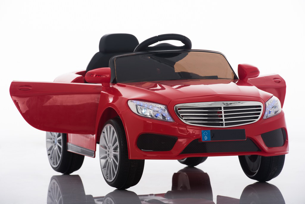 Дитячий електромобіль Tilly Mercedes музичний XM825 EVA RED з пультом керування 107*62*48