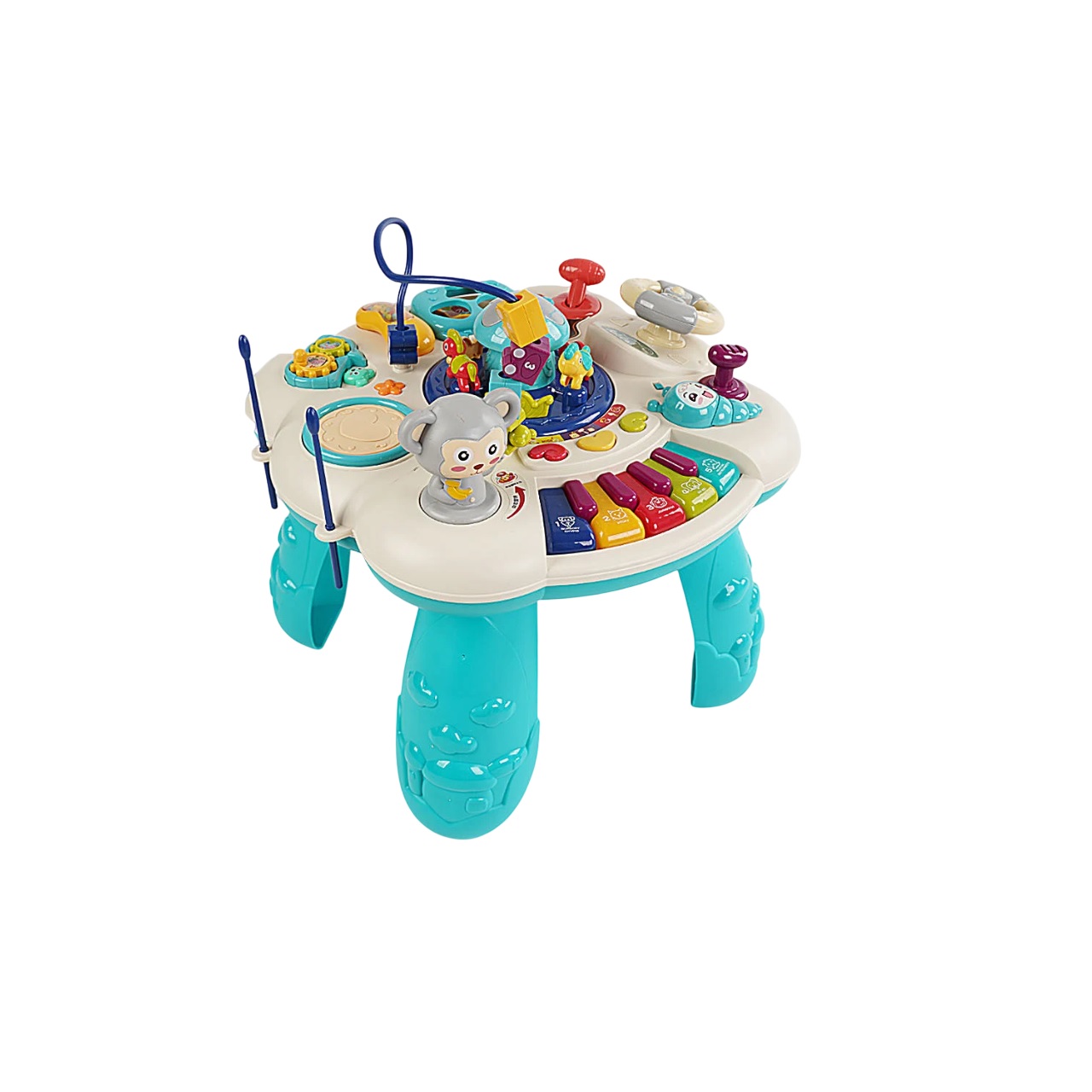 Игровой музыкальный столик Bibi Inn 60х16.5х44 см Разноцветный (99567)