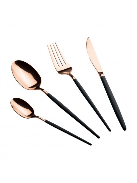 Набор столовых приборов 24 предмета Berlinger Haus Black Rose Collection (BH-3073)