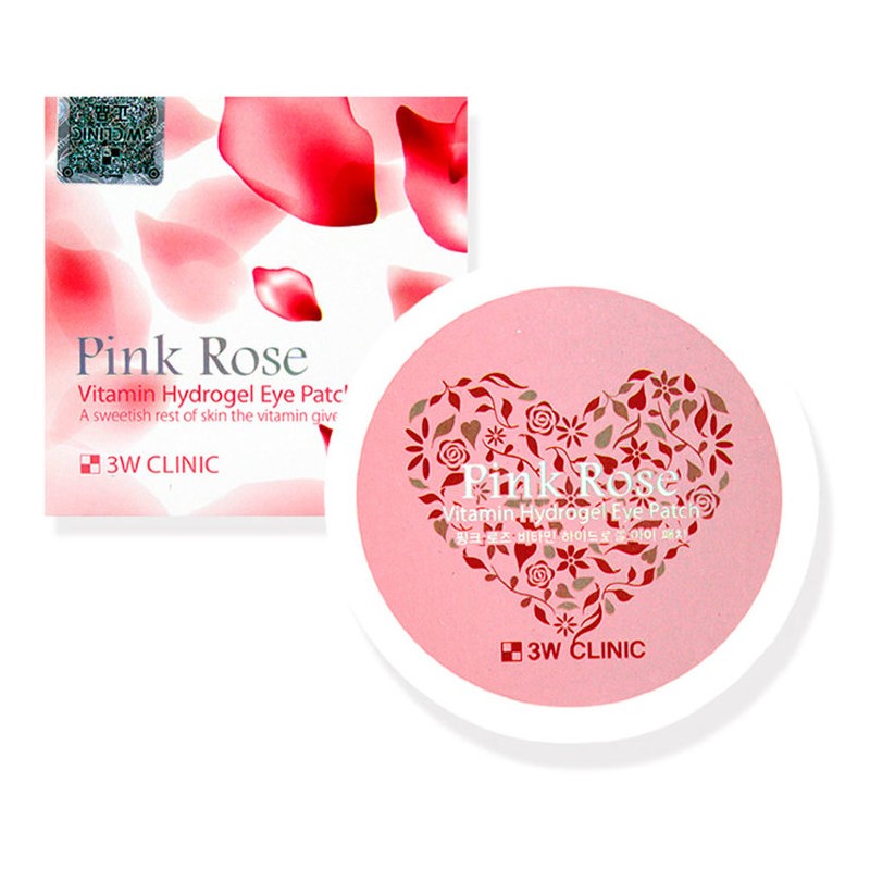 Патчі 3w Clinic Pink Rose Vitamin Hydrogel Eye Patch (SW000001)