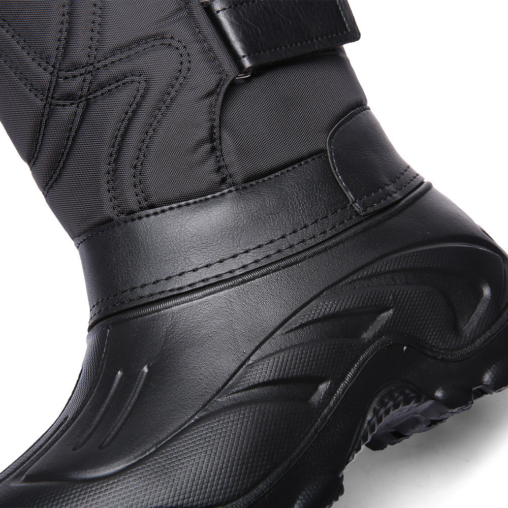 Тактические зимние сапоги водонепроницаемые Черные SnowBoots2 42 Solve