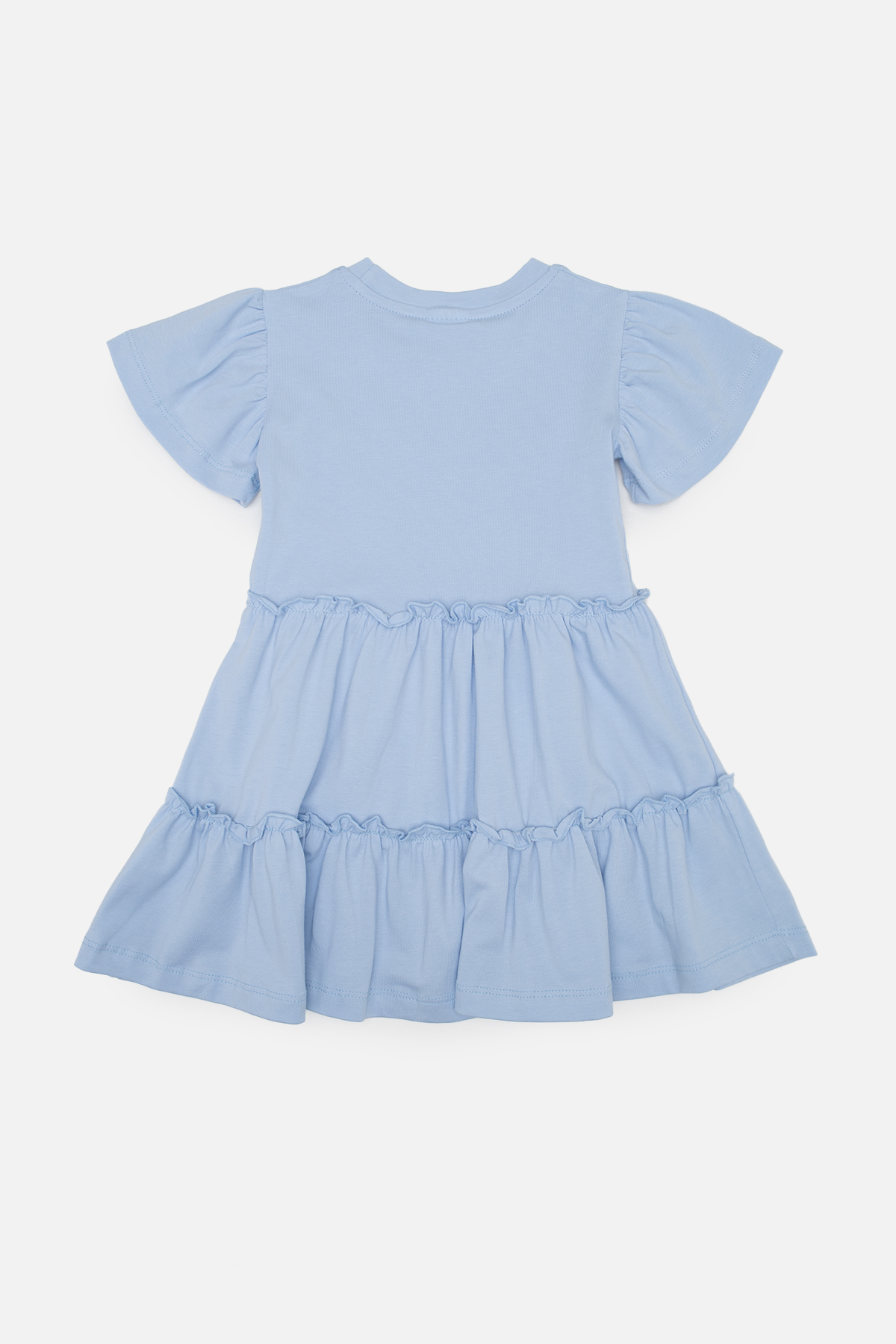 Платье с коротким рукавом для девочки Miss Feriha 98 Голубой ЦБ-00245135 (SKT000980598)