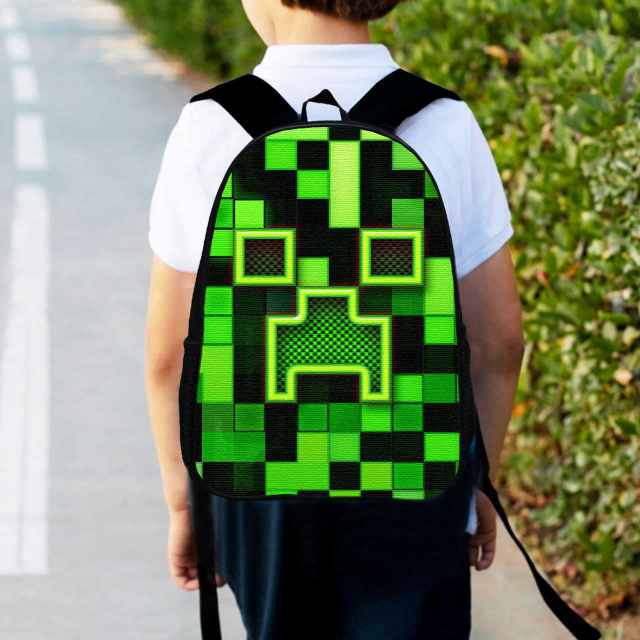 Дитячий рюкзак Minecraft 34×27×13 см, водонепроникний, різнокольоровий — арт. 2342422530