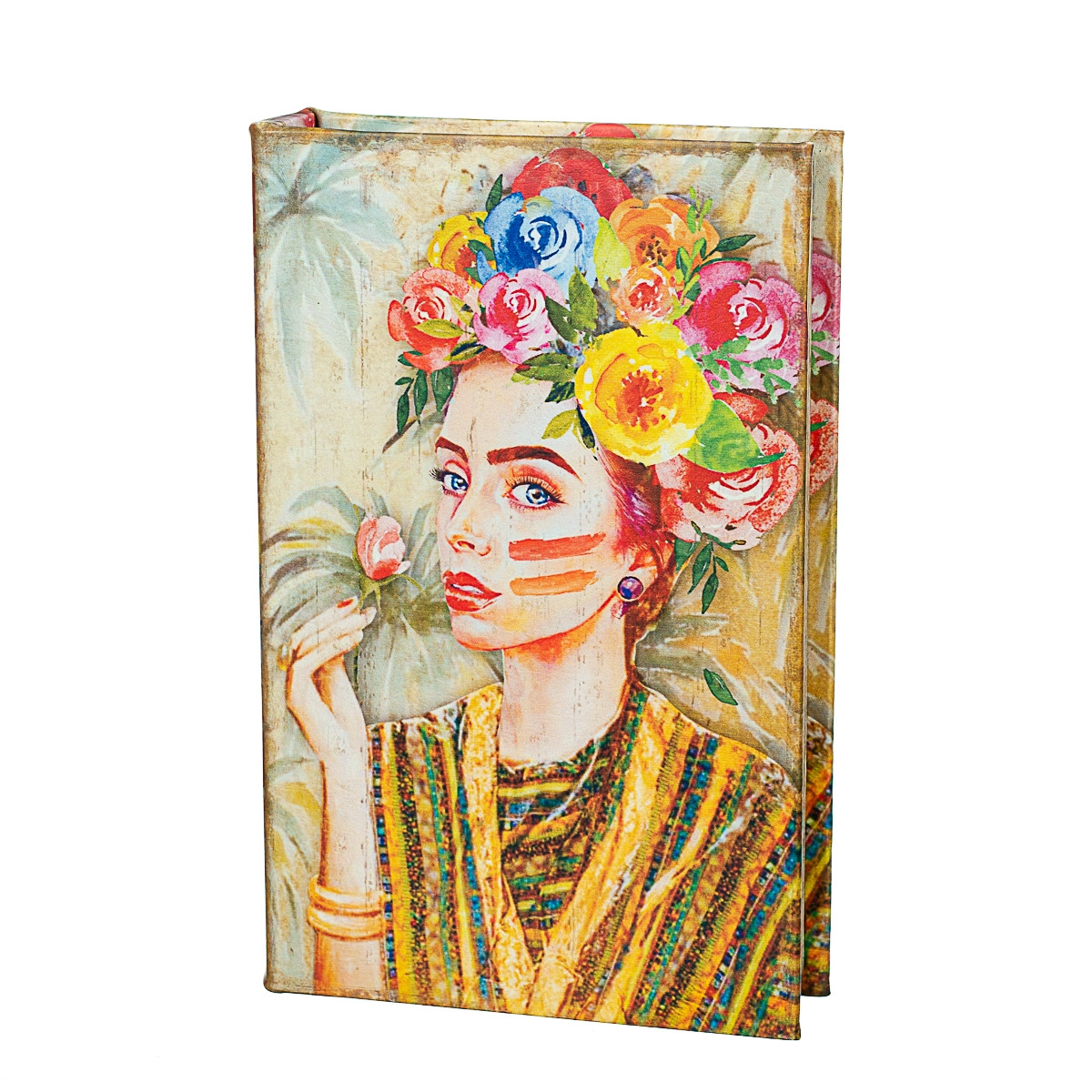Сейф-книга Girl with flower 26х17х5 см Veronese AL78329