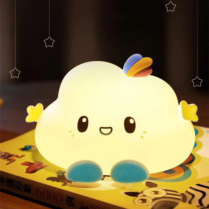 Нічний світильник силіконова RIAS Хмаринка Light Cloud з акумулятором (3_04330)
