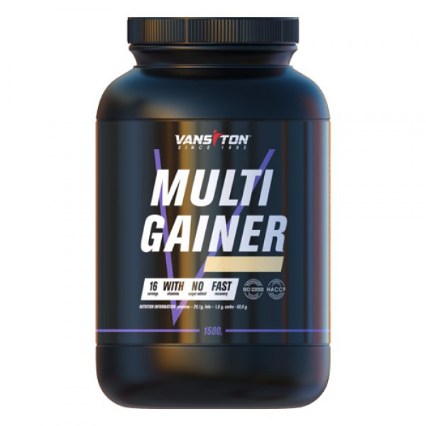 Гейнер Vansiton Multi Gainer 1.5 кг Клубника (2500560235)