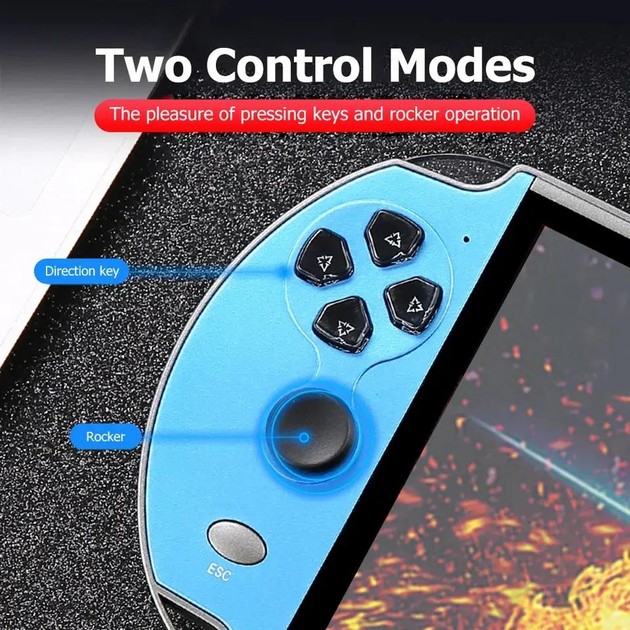 Портативная игровая приставка X7 Plus 5.1" Red Blue (2104618328)