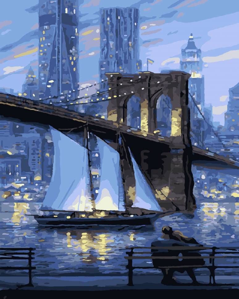 Картина по номерам Art Craft "Мечты большого города" 40х50 см 11201-AC