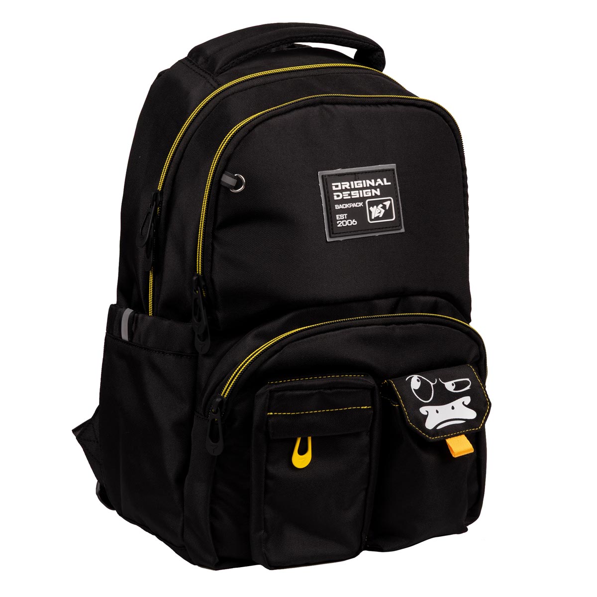 Рюкзак школьный YES TS-57 Money Duck 43х29х13 см Черный (559983)