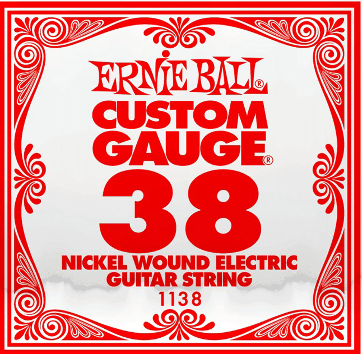 Струна Ernie Ball 1138 Nickel Wound Electric Guitar String .038