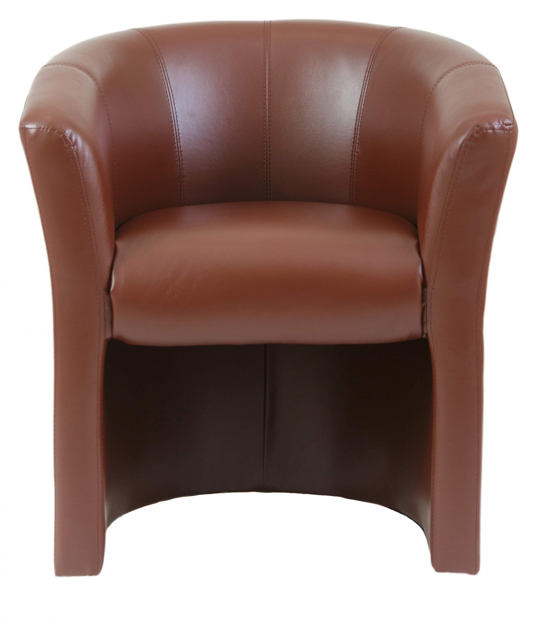 Кресло Richman Бум Единица 650 x 650 x 800H см Zeus Deluxe Bright Brown Коричневое