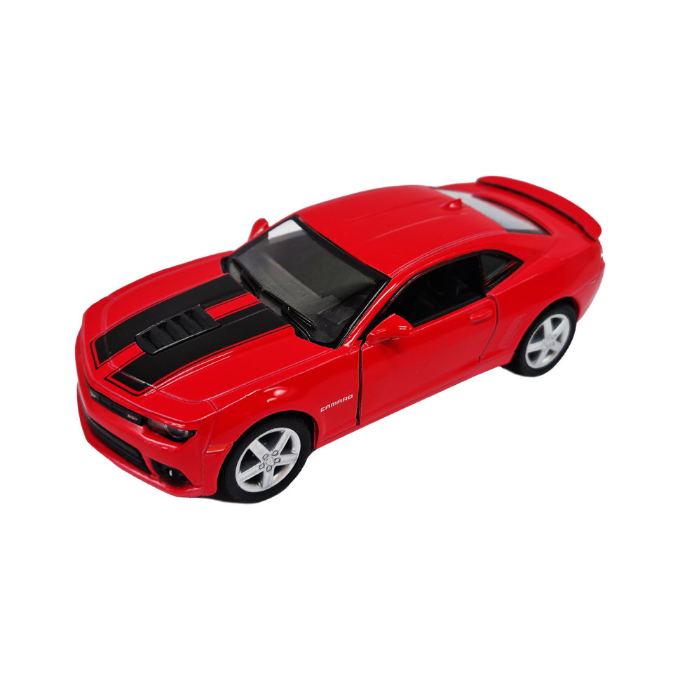 Инерционная машинка Chevrolet Camaro Kinsmart KT5383WF металлическая 1:38 Красный