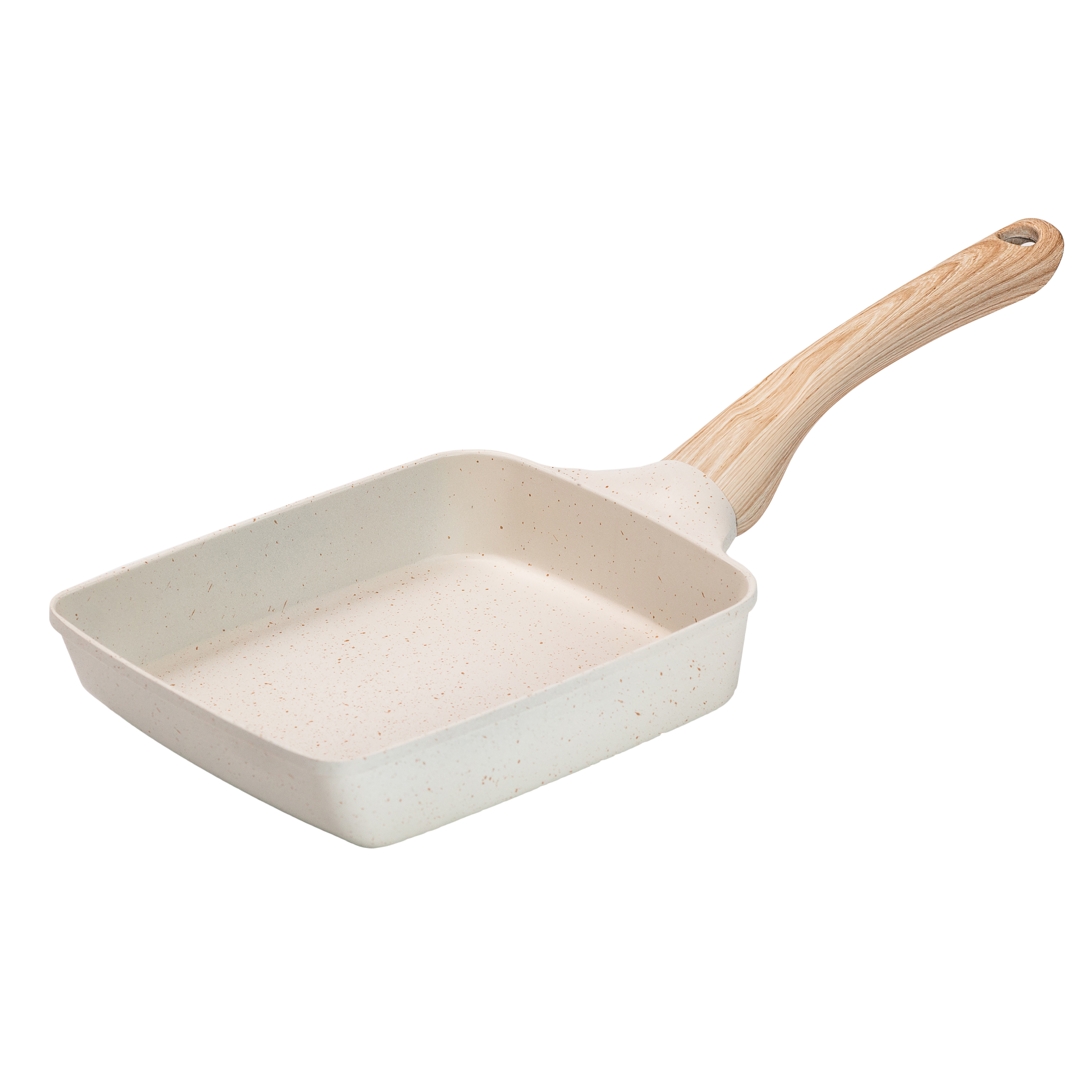 Сковорода тамагояки з антипригарним покриттям Breakfast 18.5x15x3.8 см Бежевий (HP39573W)