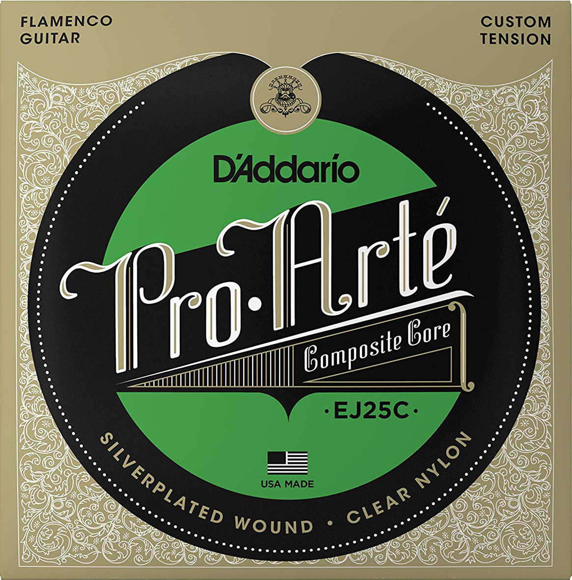 Струны для классической гитары D'Addario EJ25C Composites Flamenco Clear Nylon Custom Tension