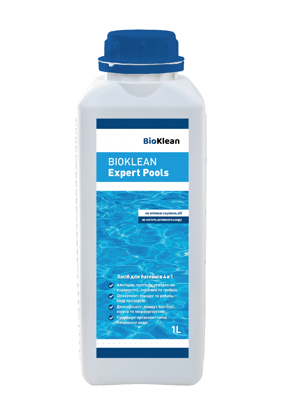 Засіб для очищення води в басейні Expert Pools 1 л BioKlean