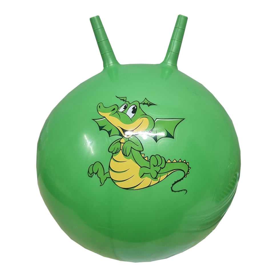 М'яч для фітнесу Bambi B4501 ріжки 45 см 350 грам Зелений