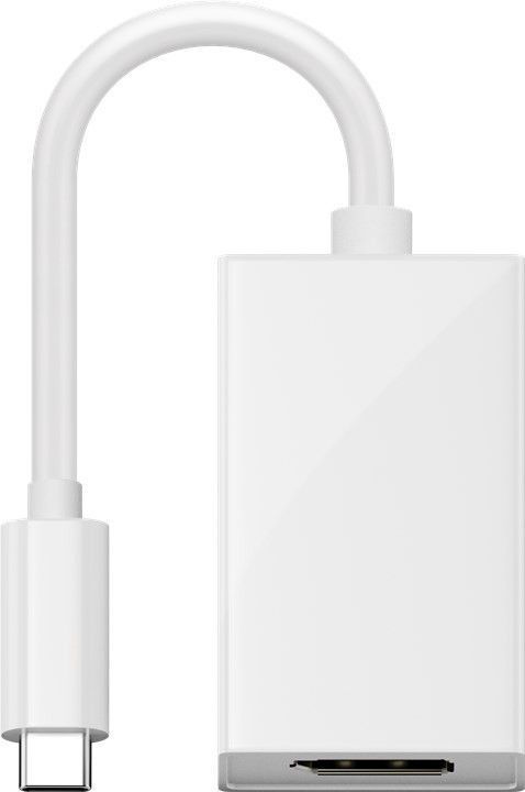 Перехідник моніторний Goobay USB Type-C-DisplayPort M/F (USB3.0) 0.2m v1.1 1080p Gold білий (75.07.1531)