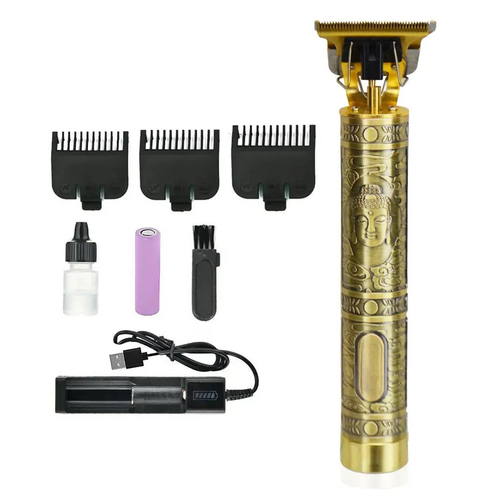 Триммер аккумуляторный для бороды и волос Maxtop M98 5W Gold