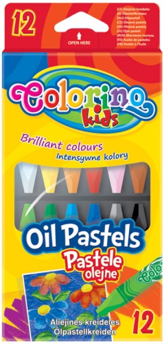 Пастель масляна Colorino шестигранна 12 кольорів (14052PTR)