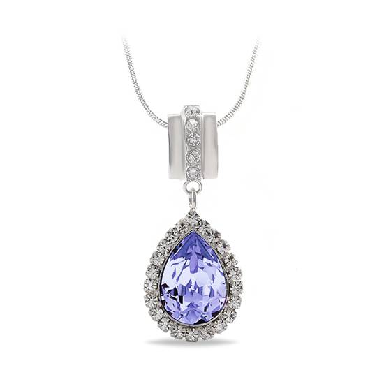 Кулон з ланцюжком KOBI Hruska зі Swarovski (7430-3054-10-32)