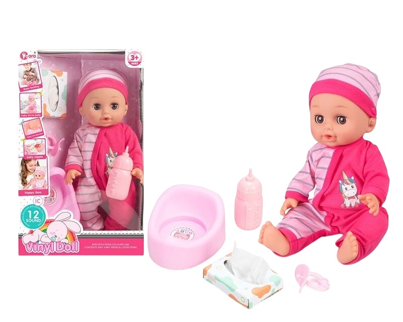 Пупс Dora Vinyl Doll 30 см Розовый (149927)